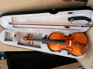 4/4 Solid Wooden Maple Leaf Violin
