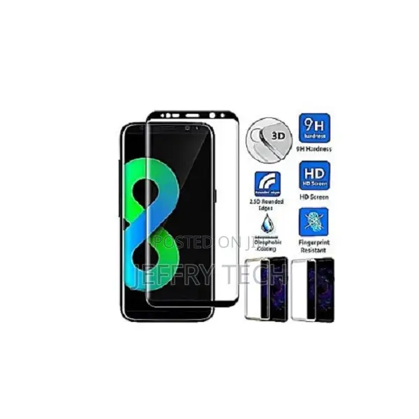 Galaxy S8 Screen Protector- Black