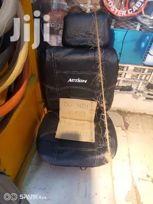 Black Plain Synthetic Seat Covers,Free Delivery CBD