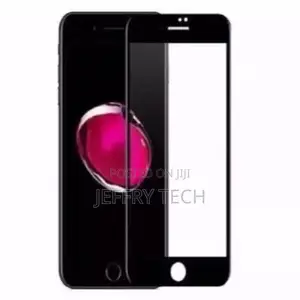 Glass Screen Protector for iPhone 8 - Black