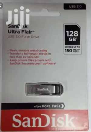 Original Sandisk 128gb Ultra Flair USB 3.0 Falsh Drive
