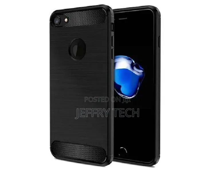 Slim Shockproof Case for iPhone 8/7 - Black