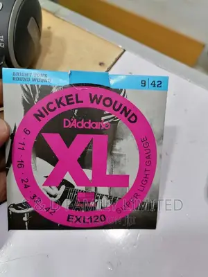 D'addario Nickel Wound Electric Guitar Strings.