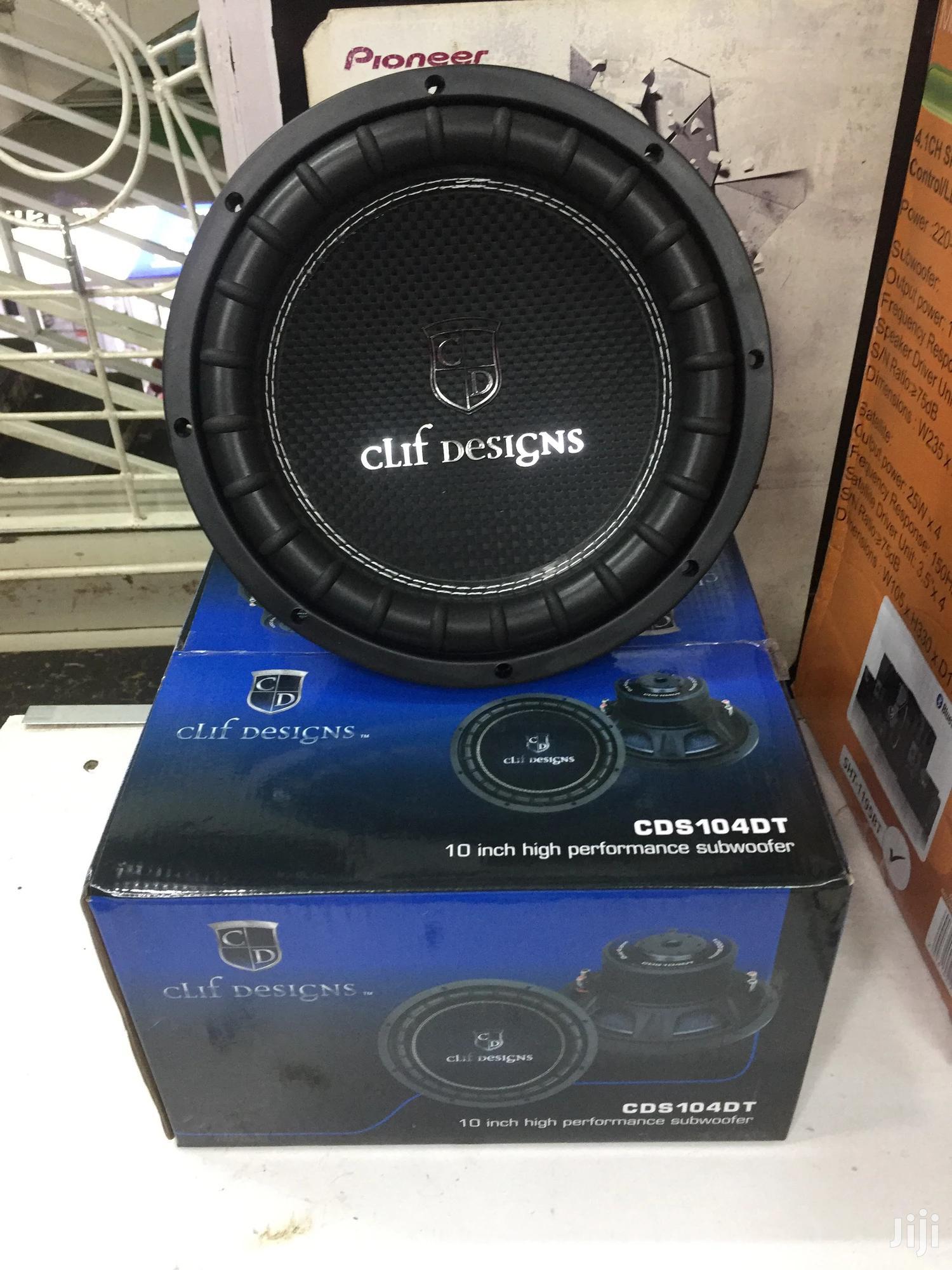 clif designs subwoofer