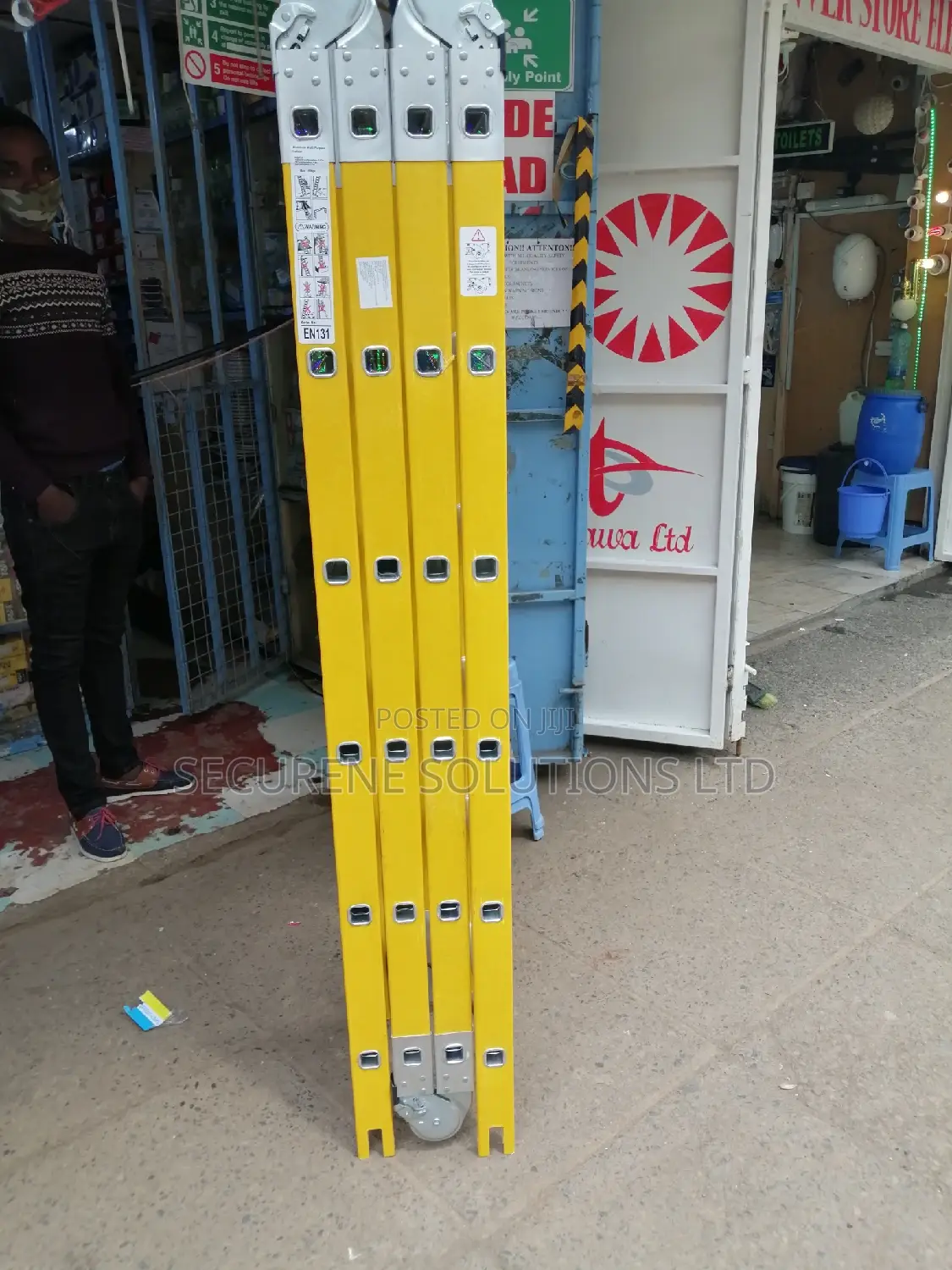 Fibre Glass 24ft Multipurpose Ladder