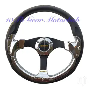 Sport Steering Chrome Black