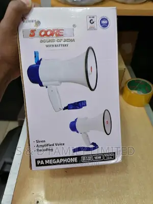5 Core Megaphone With Rechargeable Battery