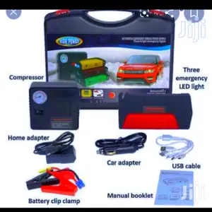 New Car Portable Jump-Starter Kit With Air Compressor,