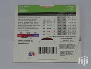 d'Addario EZ920 Medium Light Gauge Acoustic Guitar Strings