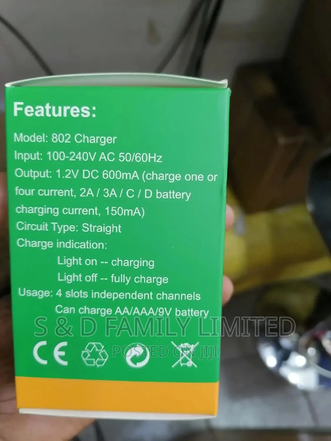 Drom Power 9v, AAA, AA Battery Charger