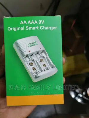 Drom Power 9v, AAA, AA Battery Charger