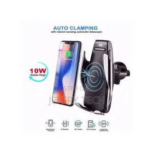Generic S5 Smart Sensor Wireless Charger - Black/Silver