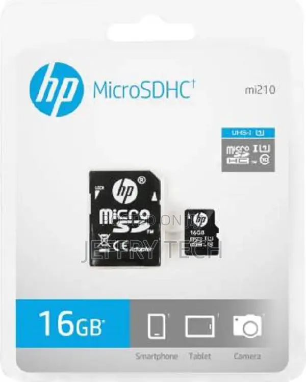 HP U1 16 GB Microsd Card Class 10 90 MB/S Memory Card (With Adapter)