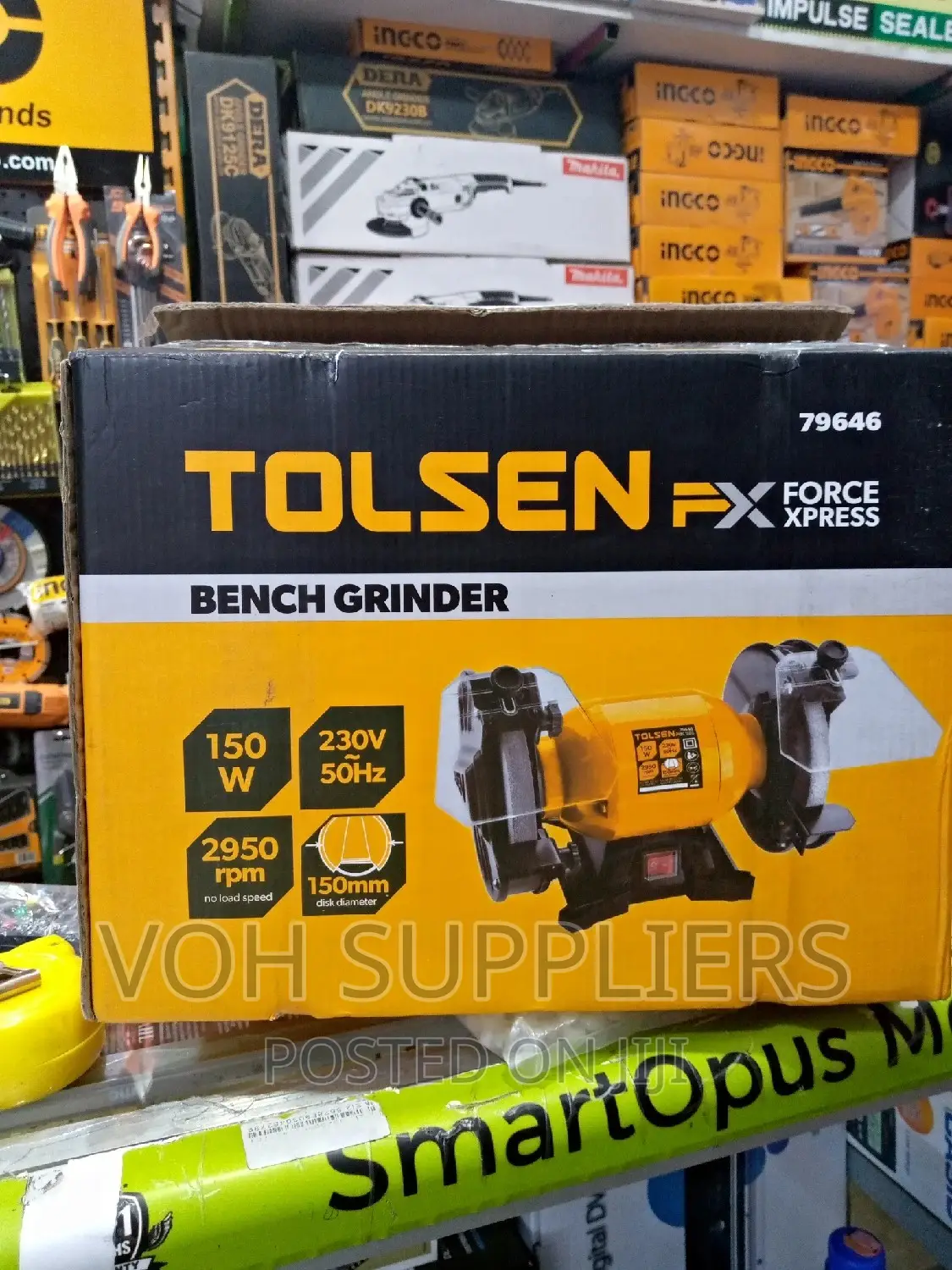 Tolsen Bench Grinder