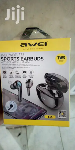 Awei TWS T15 Stereo Wireless Earbuds.