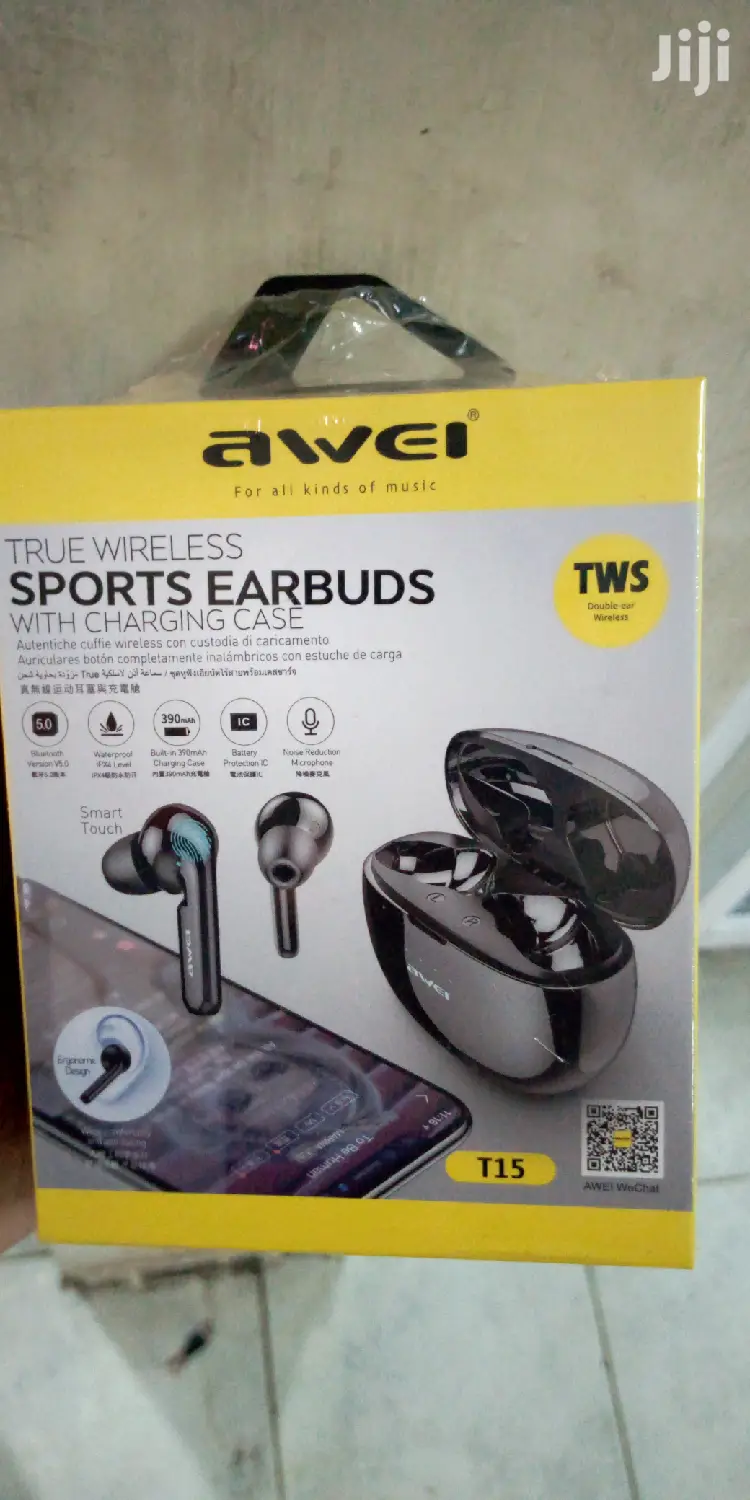 Awei TWS T15 Stereo Wireless Earbuds.