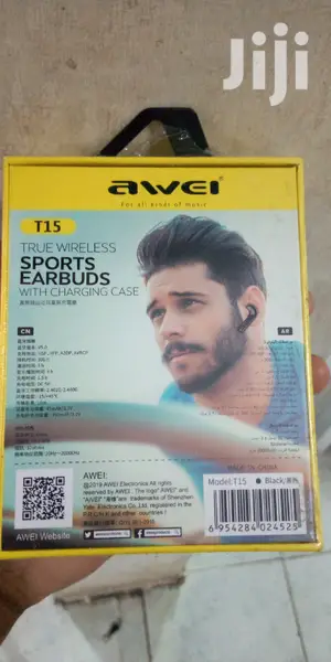 Awei TWS T15 Stereo Wireless Earbuds.