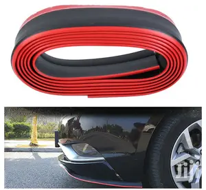 Bumper Lip Guard With Red Stripe: For Toyota,Nissan,Subaru,V