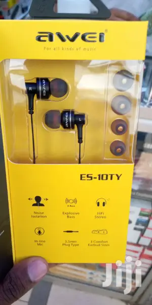 Original Awei Hifi Stereo In-ear Earphone With In-built Mic.