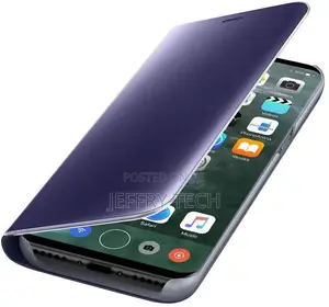 iPhone X Protective Flip Case Shockproof Mirror Case Clear V
